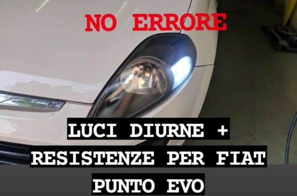 COPPIA LUCI TARGA 5 LED FIAT PUNTO EVO T10 W5W CANBUS - Foto 2