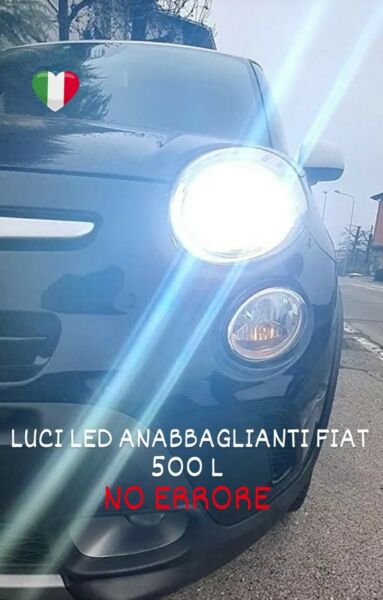 LUCI LED FIAT - 500L H7 ANABBAGLIANTI 500 ABARTH CANBUS