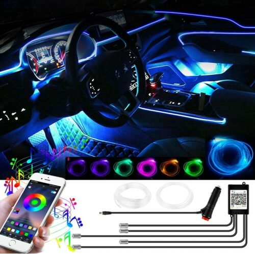 Cavo In Fibra Ottica Per Auto - 6 Metri, Illuminazione LED Laterale, Impermeabile IP68, Per Luci Ambiente - Foto 8